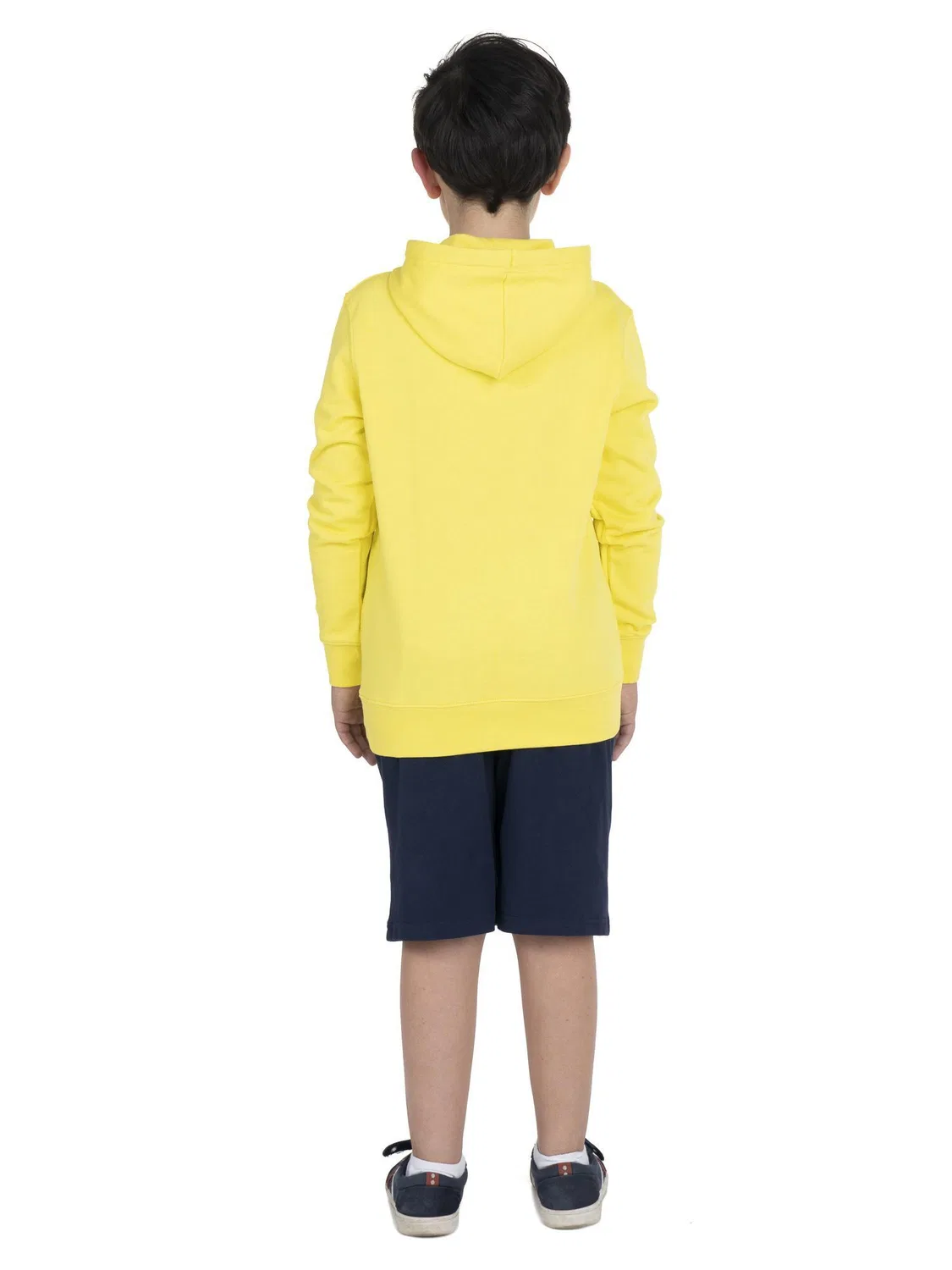 Детское худи с длинным рукавом Basic Kapuzenpullover Leone 1947 Apparel, Gelb — фото 4