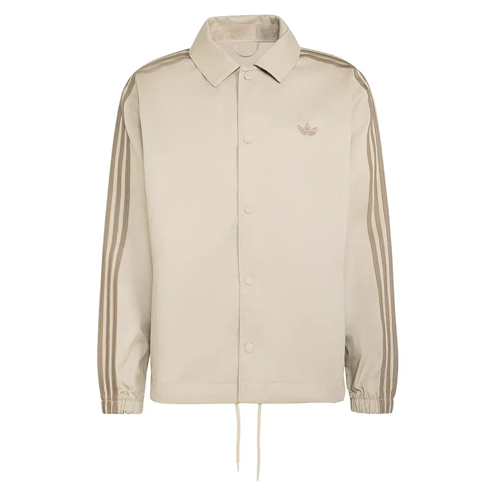 Мужская куртка свободного кроя Adicolor 3 Stripes Adidas Originals, Beige — фото 3