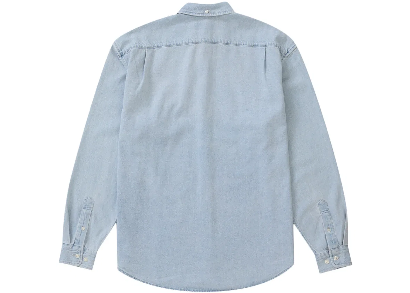 Мужская рубашка с принтом Supreme Shirt (SS24), Washed Blue — фото 2
