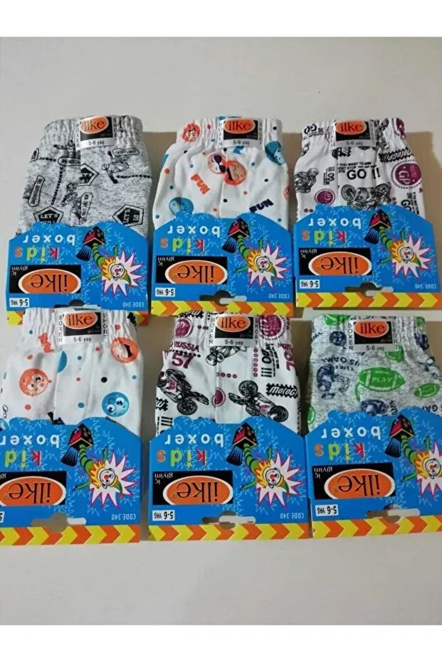 Детские боксеры для мальчиков с принтом Ilke, Patterned