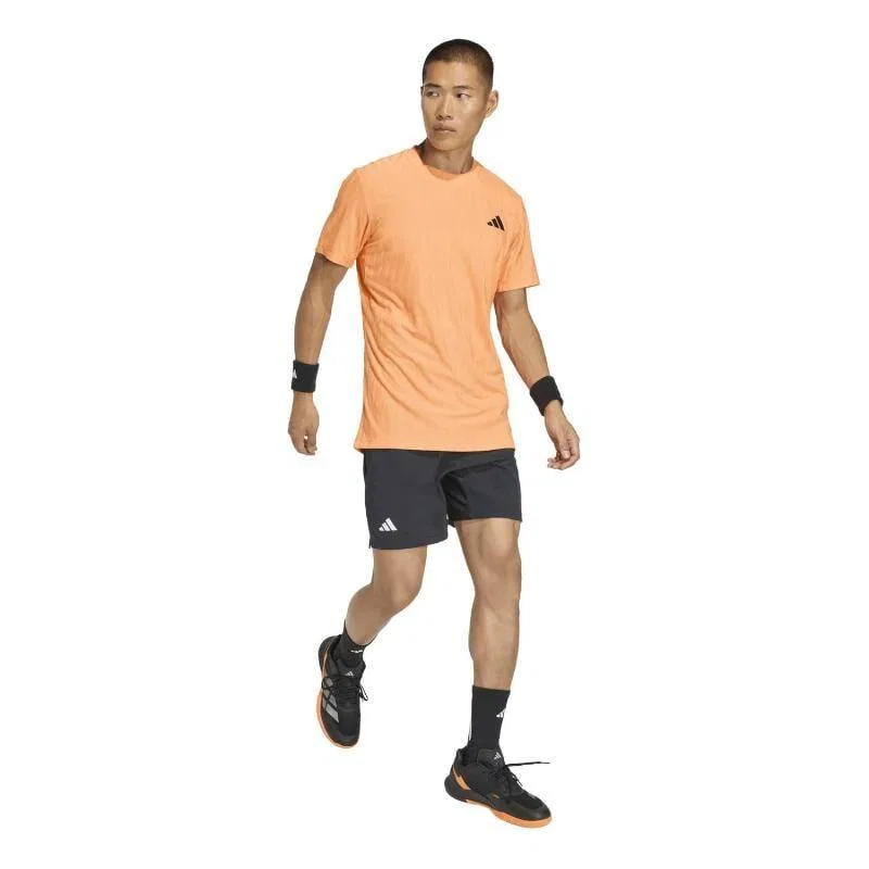 Мужская футболка с принтом T Freelift Adidas, Orange — фото 4