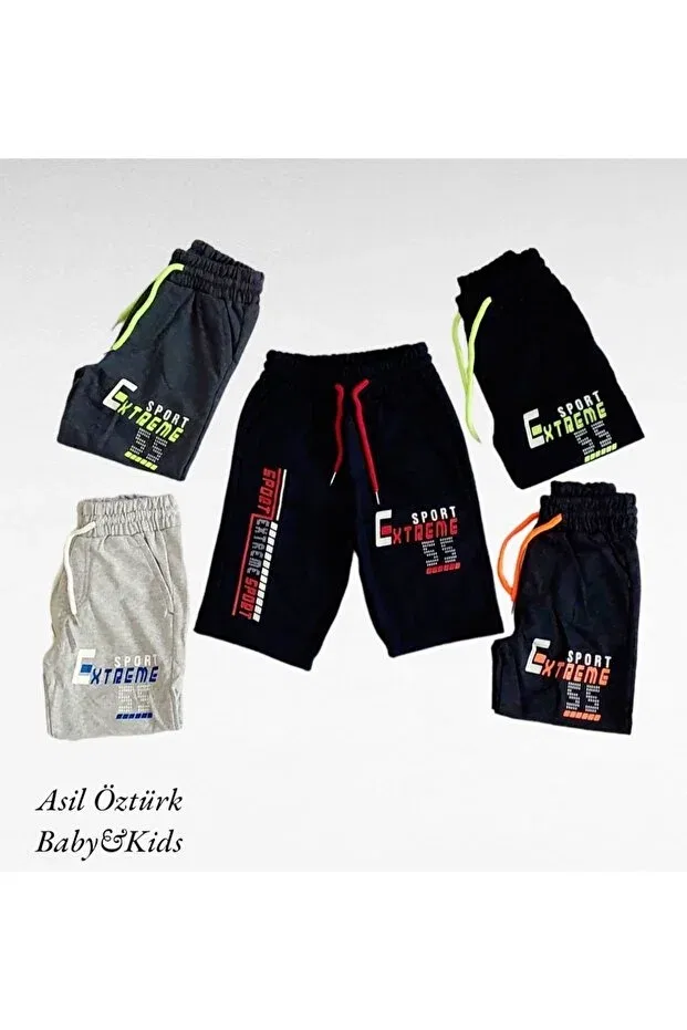 Детские шорты для мальчиков с принтом Sportswear Asil Öztürk Baby Kids, Navy Blue