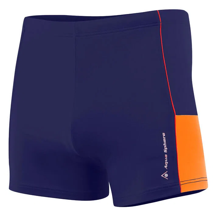Детские плавки для мальчиков с защитой от хлора и UV Noah Aqua Sphere, Blau Orange Fluoreszierend