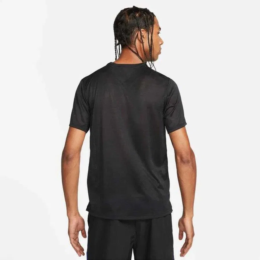 Футболка с коротким рукавом Dri-Fit Miler Breathe Nike, L, Черный — фото 4
