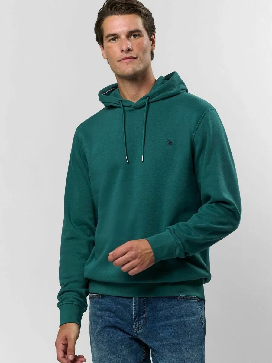 Свитер U.S. Polo Assn. 'UMToke' цвета «Бетон» — фото 3