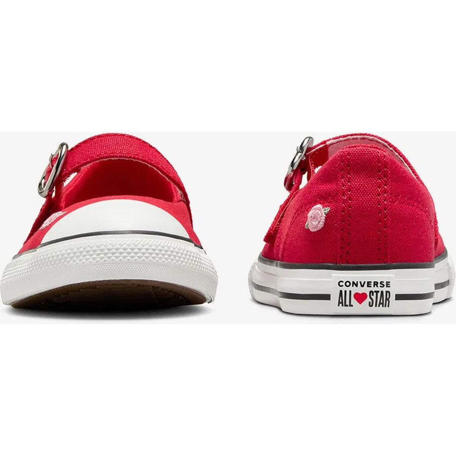 Детские кеды Mary Jane Converse, Красный — фото 3