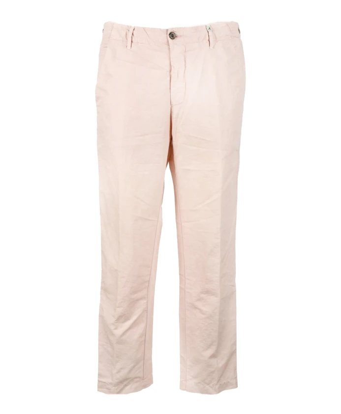 

Повседневные брюки из смеси льна Myths, розовый