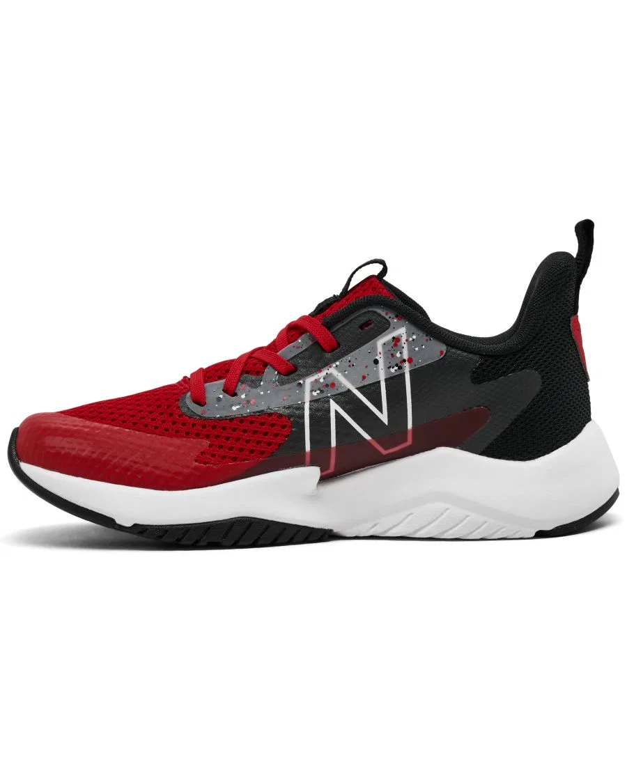 Кроссовки с сетчатым верхом Rave Run V2 New Balance, Red Black Cement — фото 3