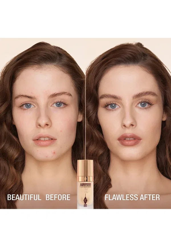 Безупречная тональная основа, созданная с помощью аэрографа 30 мл Charlotte Tilbury, цвет 3 warm — фото 2