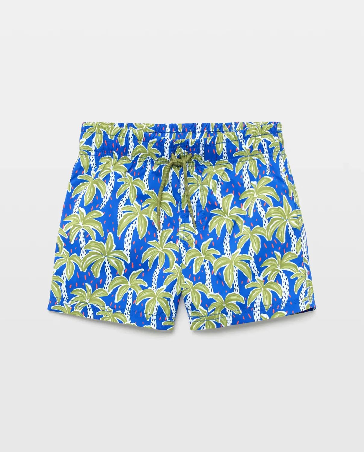 Детские шорты для мальчиков с принтом Bermuda Colores Palmeras Azules Kids El Corte Inglés, Azul Marino — фото 4