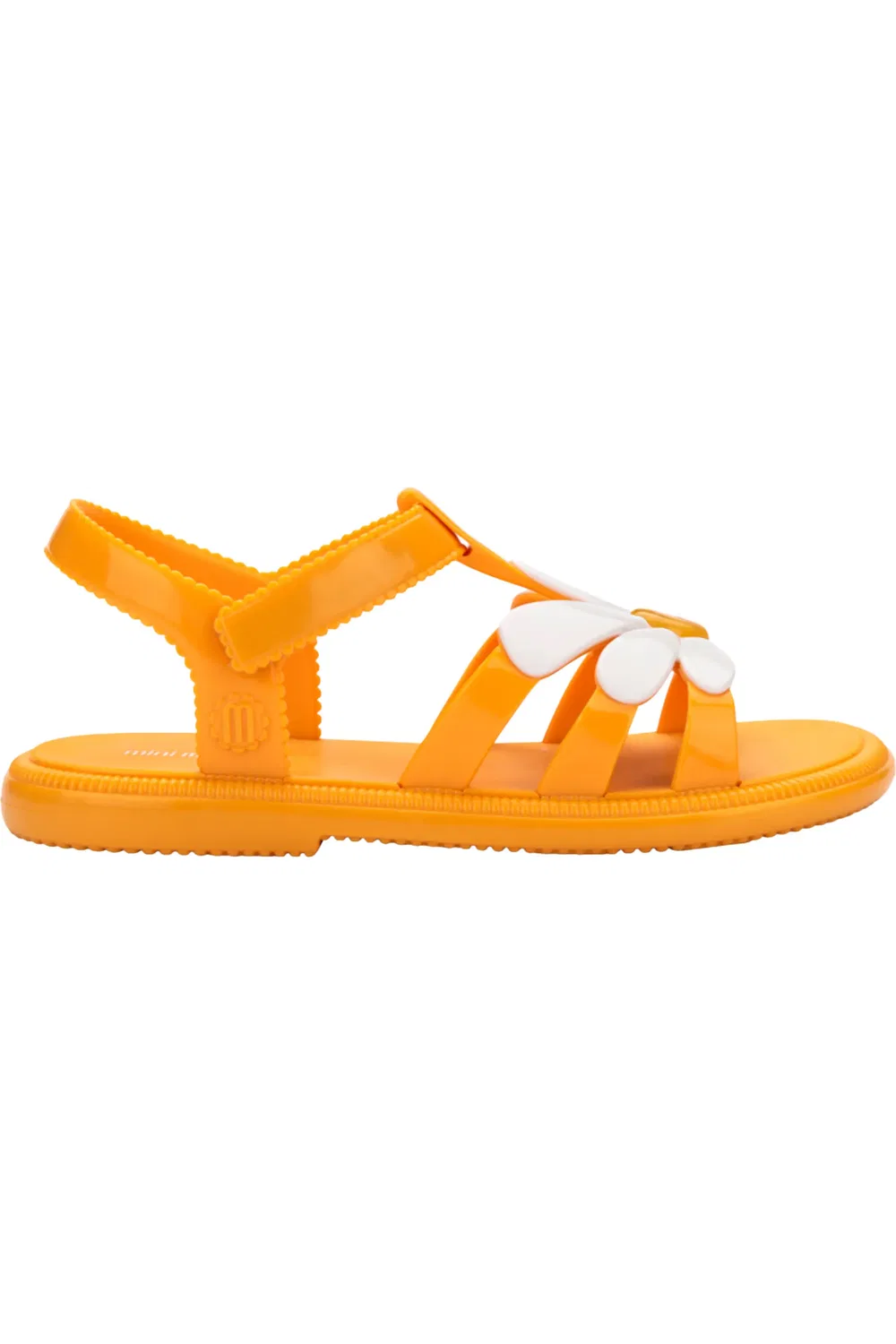 Сандалии детские с цветочным декором Mini Bloomy Mini Melissa, Orange — фото 2
