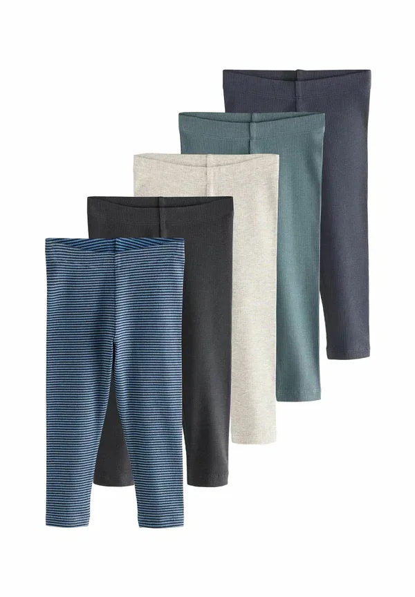 Брюки в полоску 5 pack Next blue/grey stripe, серый