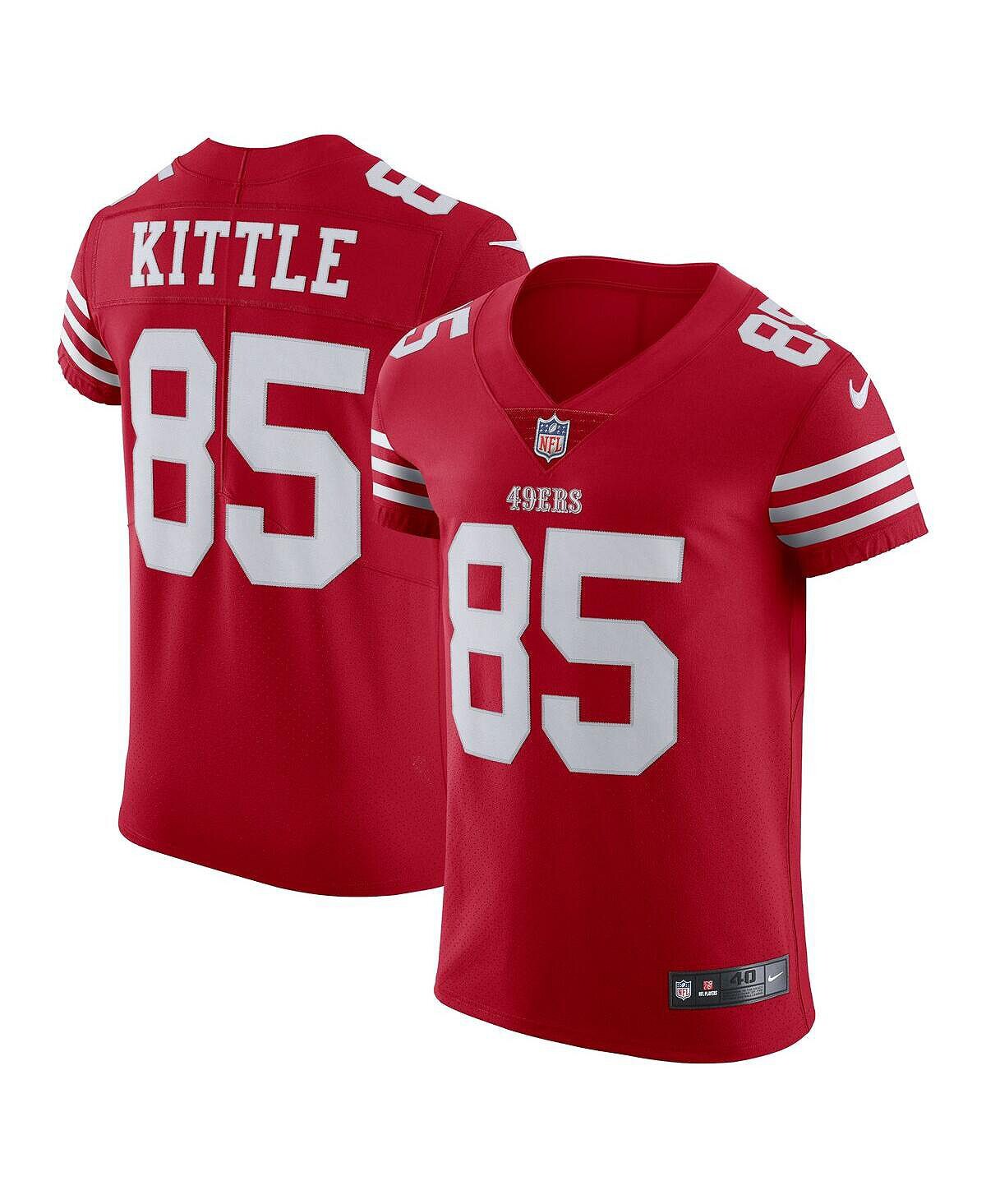 

Мужская футболка george kittle scarlet san francisco 49ers vapor elite Nike