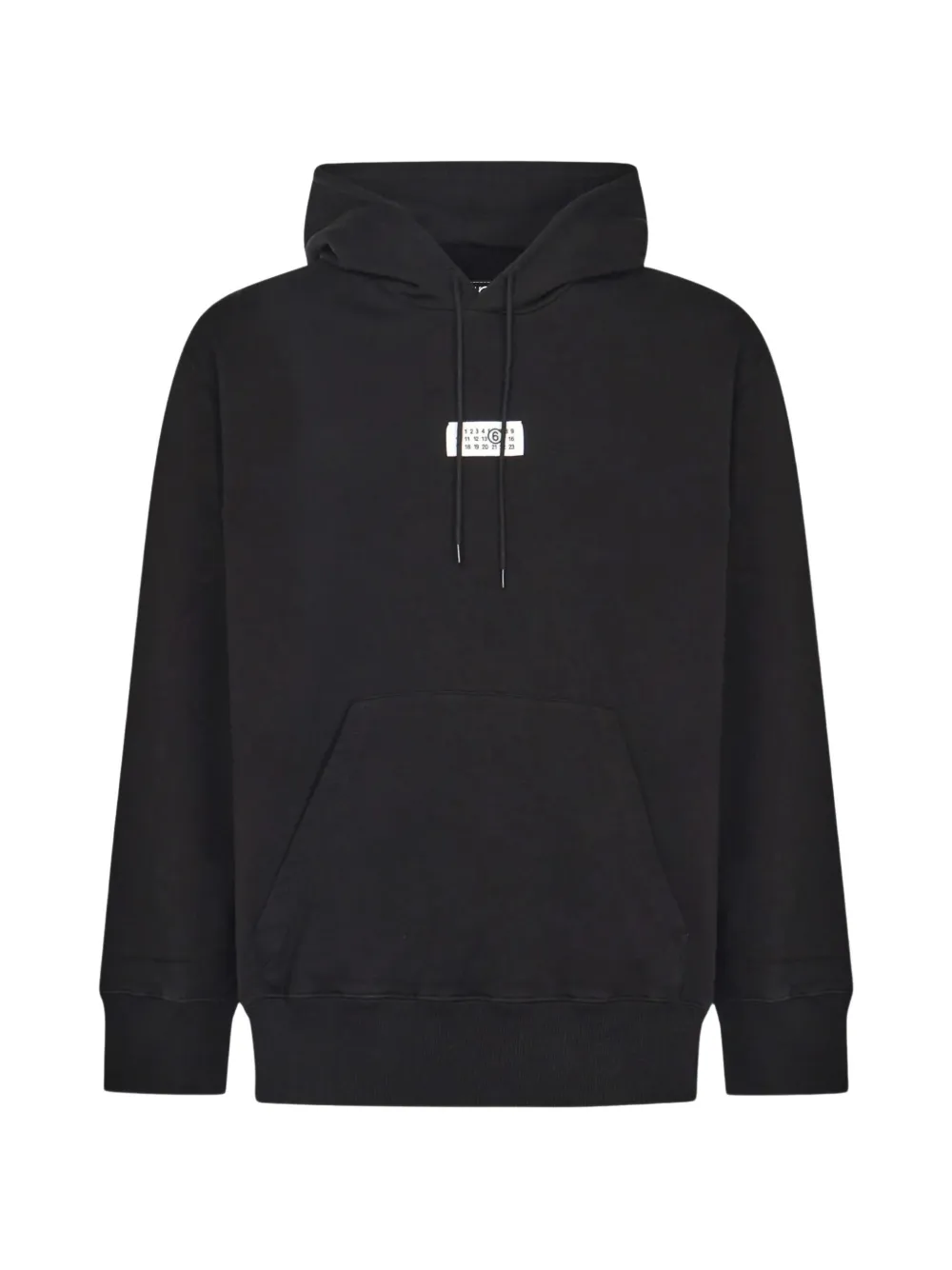 

Толстовка с капюшоном и кулиской Mm6 Maison Margiela, черный