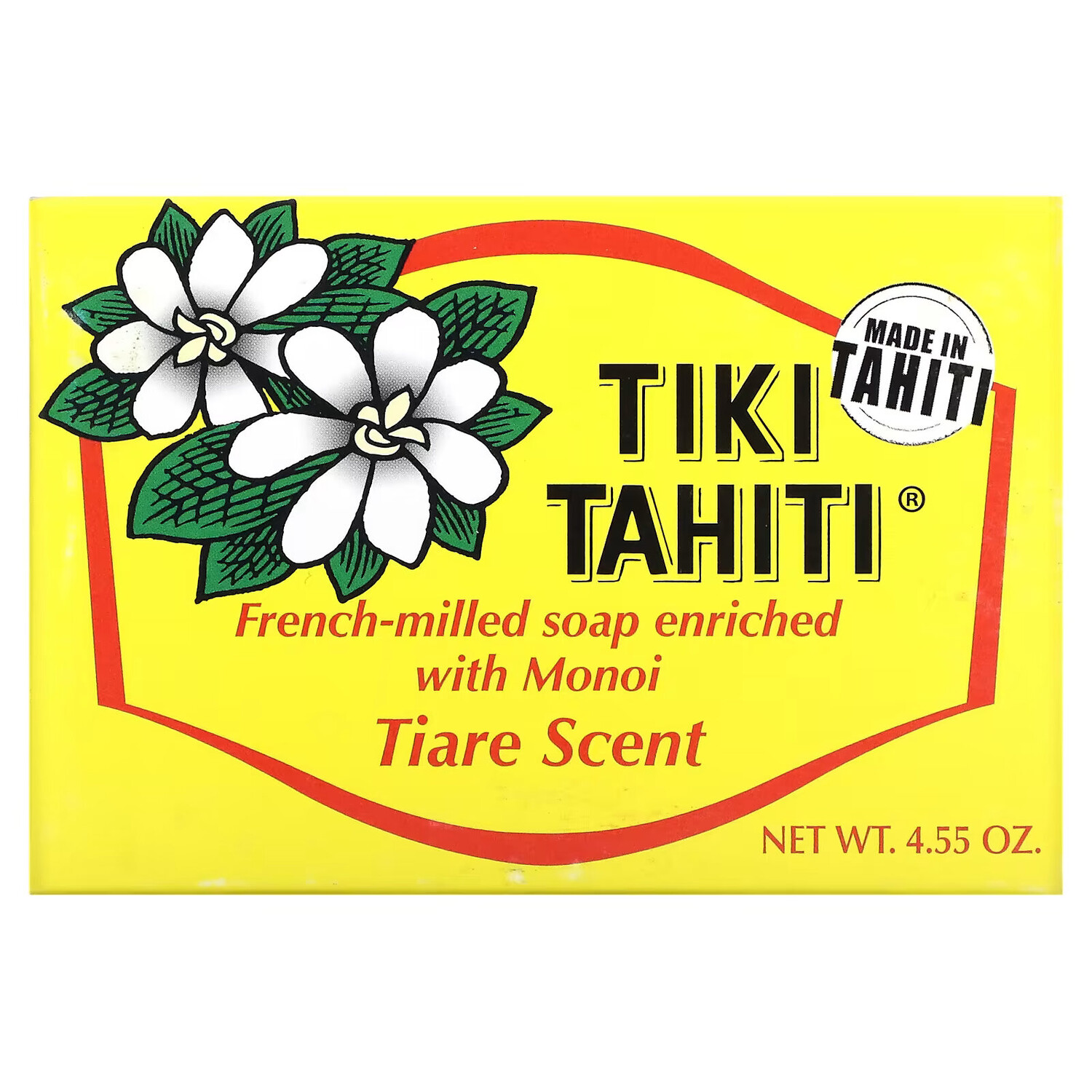 Monoi Tiare Tahiti, Мыло французского помола, обогащенное монои, с ароматом тиаре, 130 г (4,55 унции) — фото 2