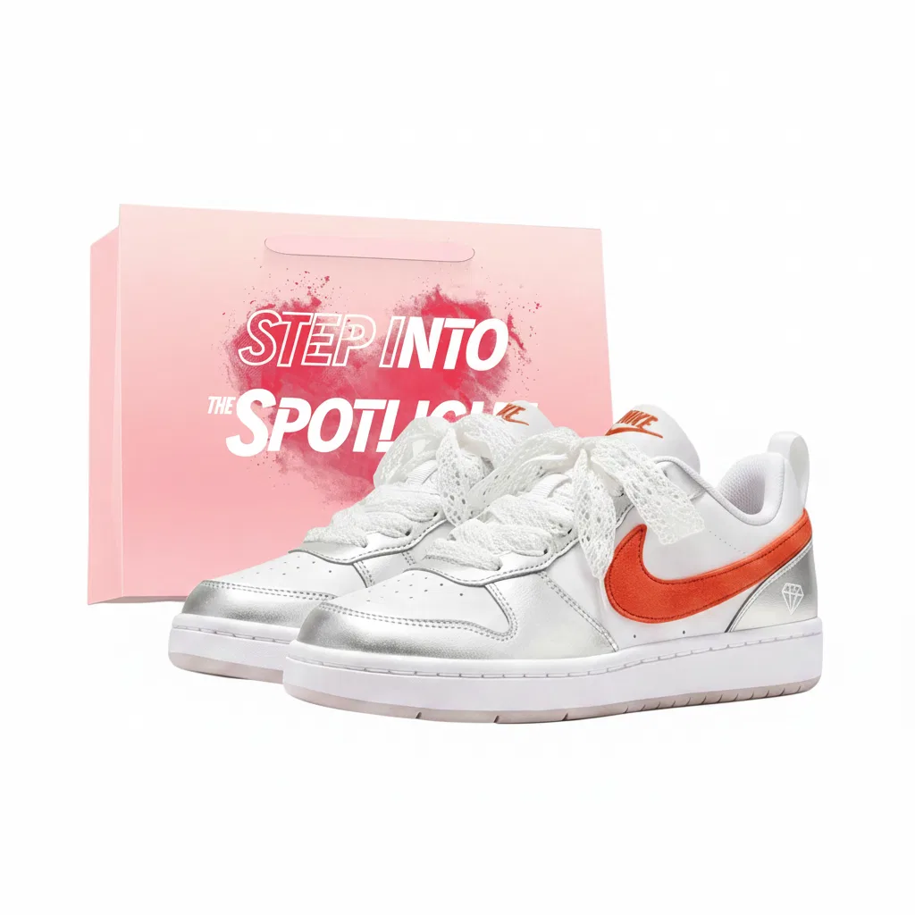 Детские кеды для скейтбординга с принтом Silver Gilded Nike, Silver