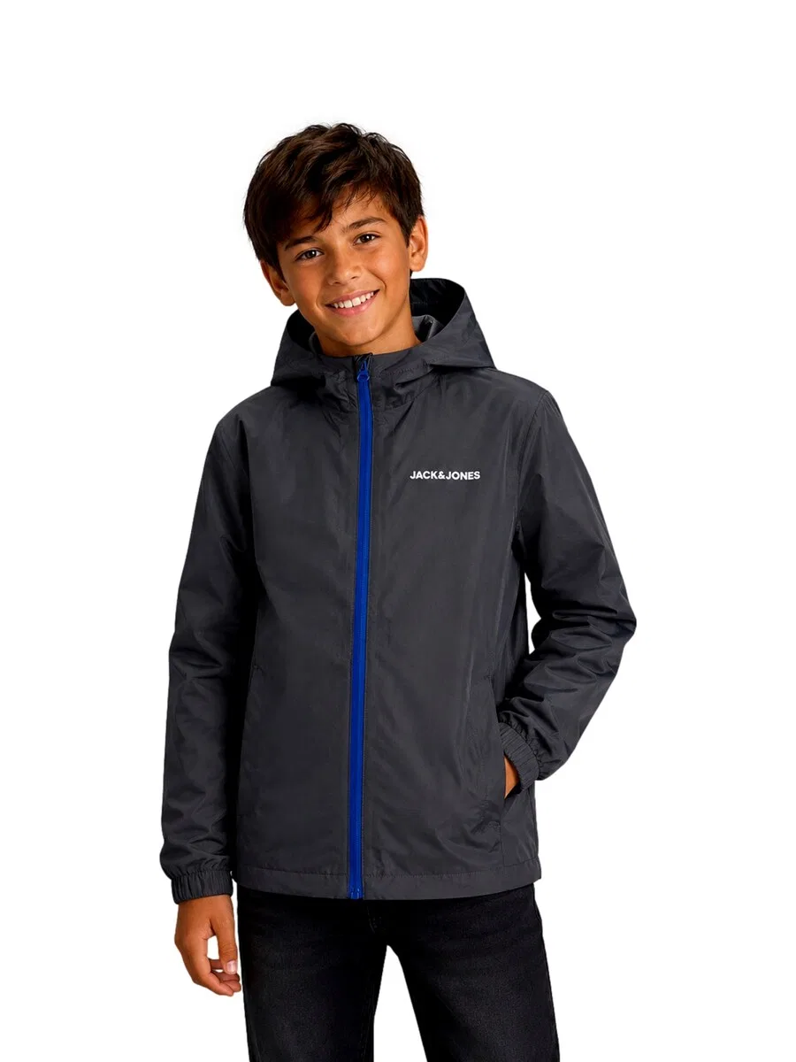 Детская межсезонная куртка Jack & Jones Junior, цвет ультрамариновый синий — фото 2