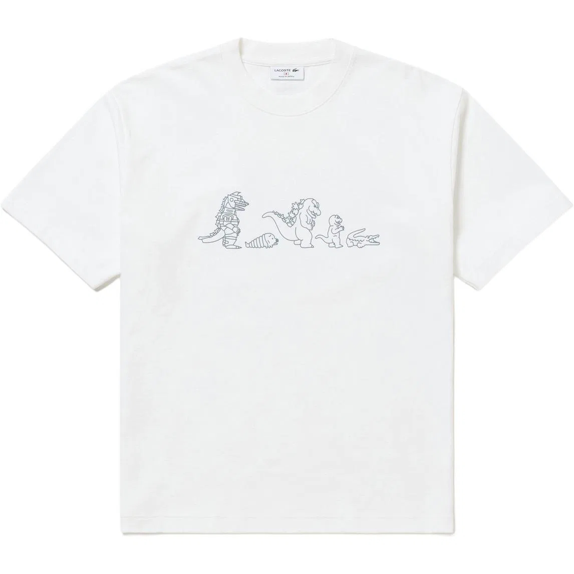 Футболка LACOSTE Godzilla, White