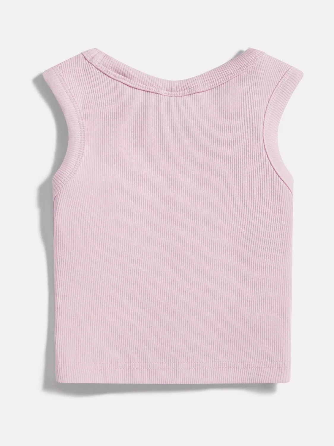 Топ-борцовка New Balance Pink Rib Vest, розовый — фото 2
