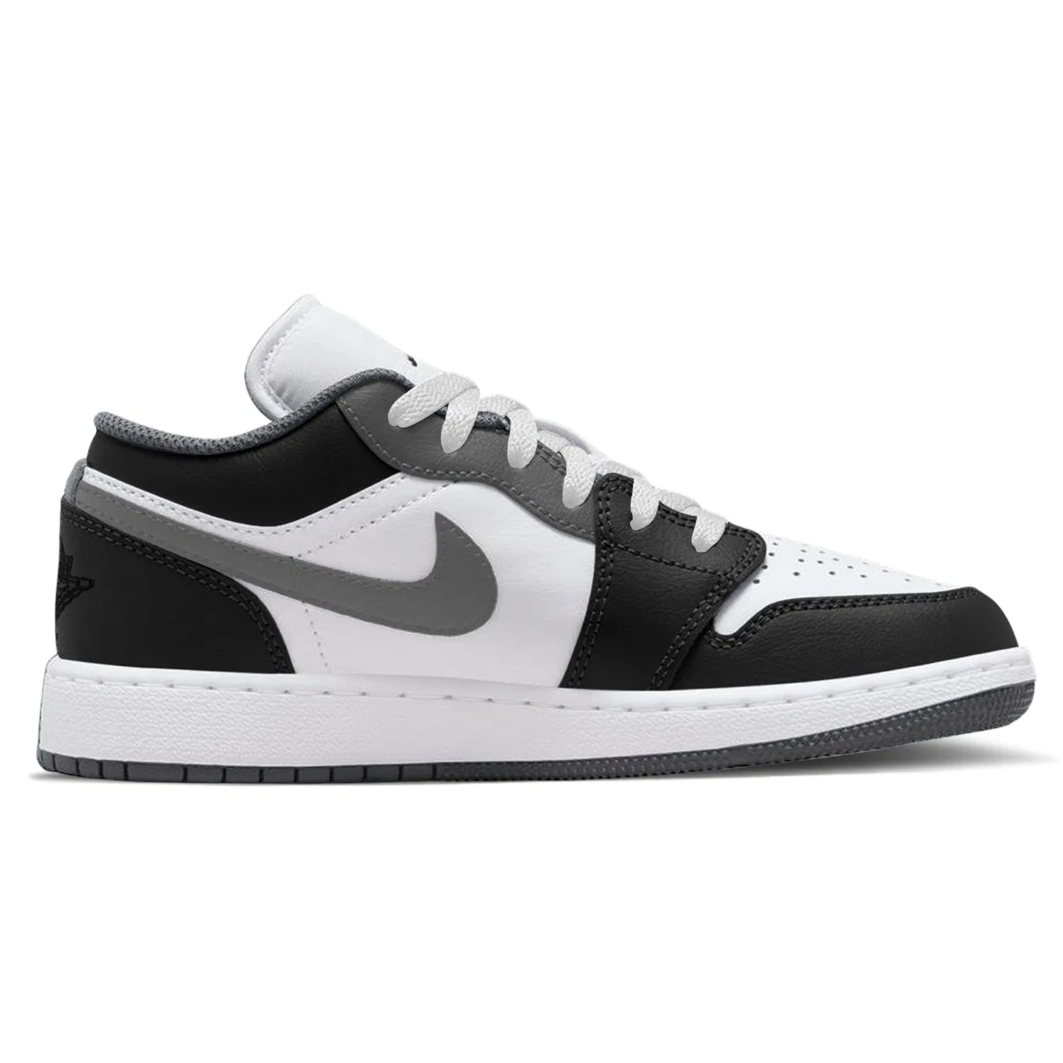 Детские кроссовки для мальчиков и девочек низкие ретро Custom Sneakers Air 1 Lemon Touch the Sky Jordan, White — фото 3