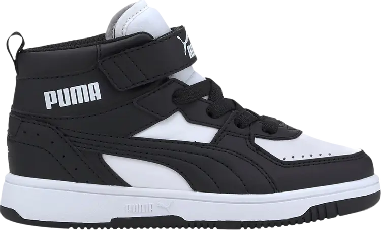 

Кроссовки Puma Rebound Joy Little Kid Black White, черный