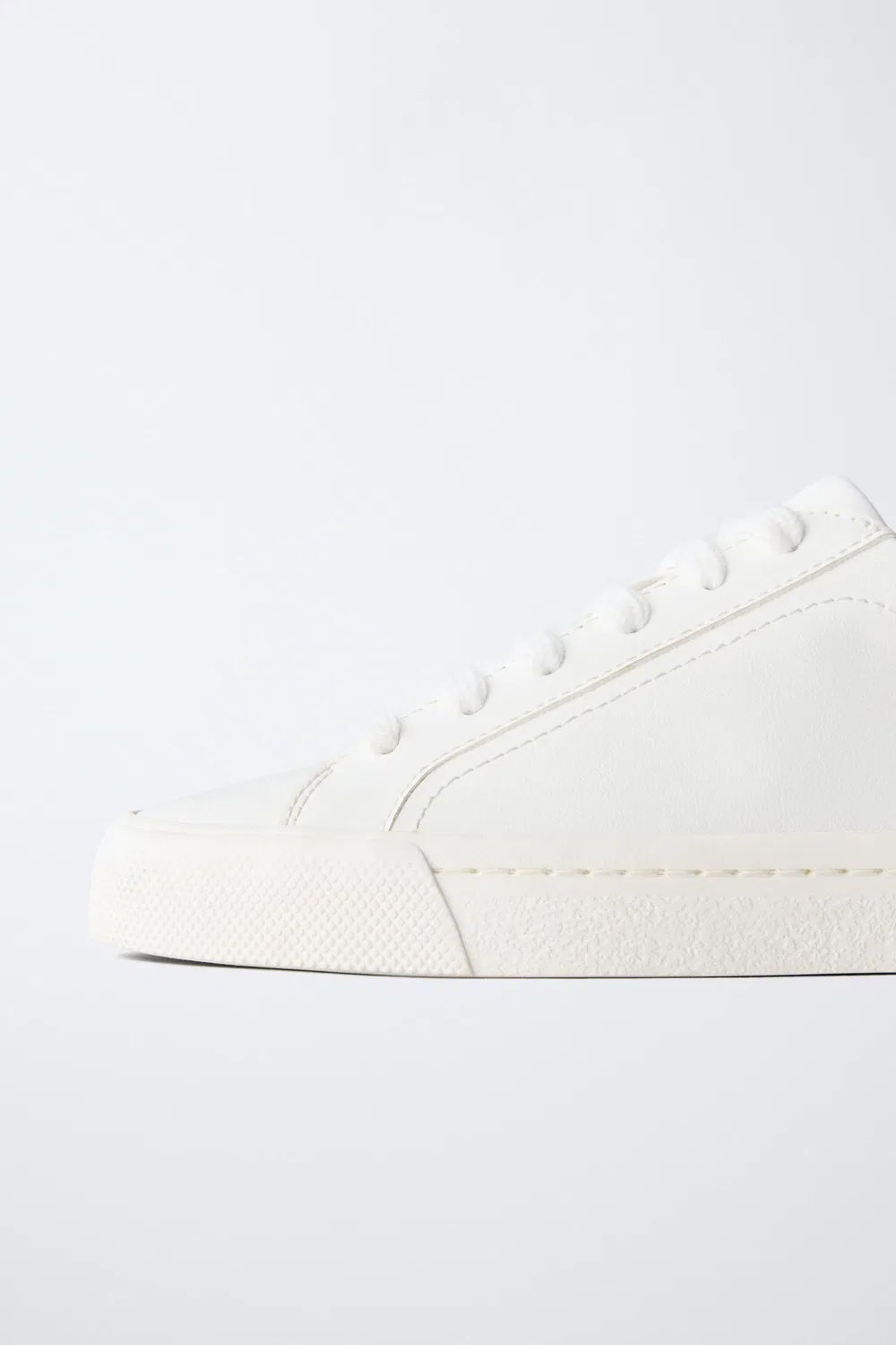 Простые кроссовки ZARA, White — фото 4