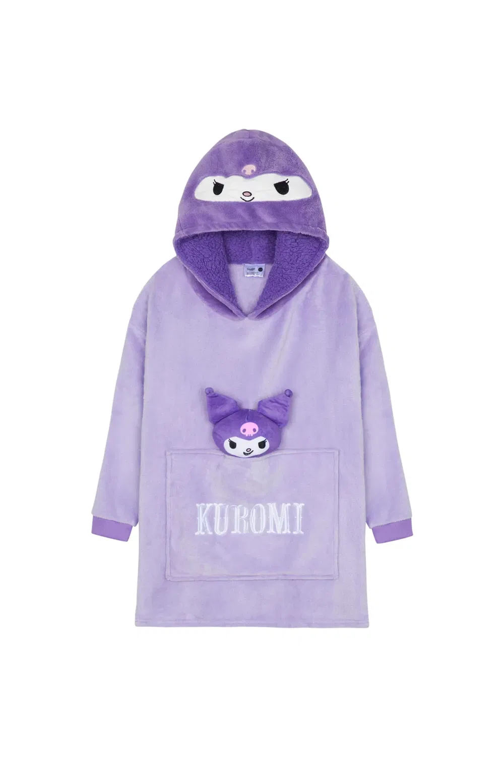 Худи-плед с плюшем Hello Kitty, Purple