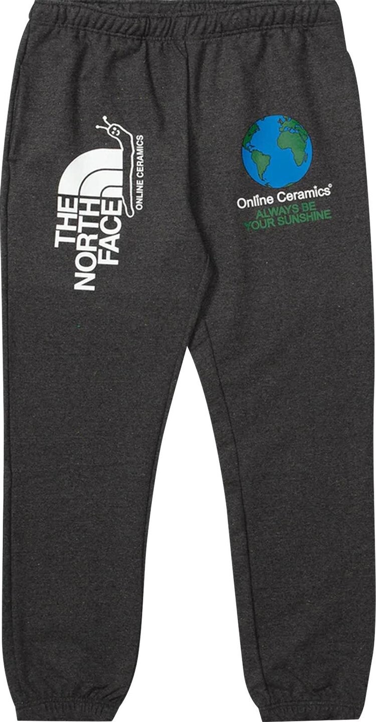 

Спортивные брюки The North Face x Online Ceramics Graphic Sweatpants 'Black Regrind', черный