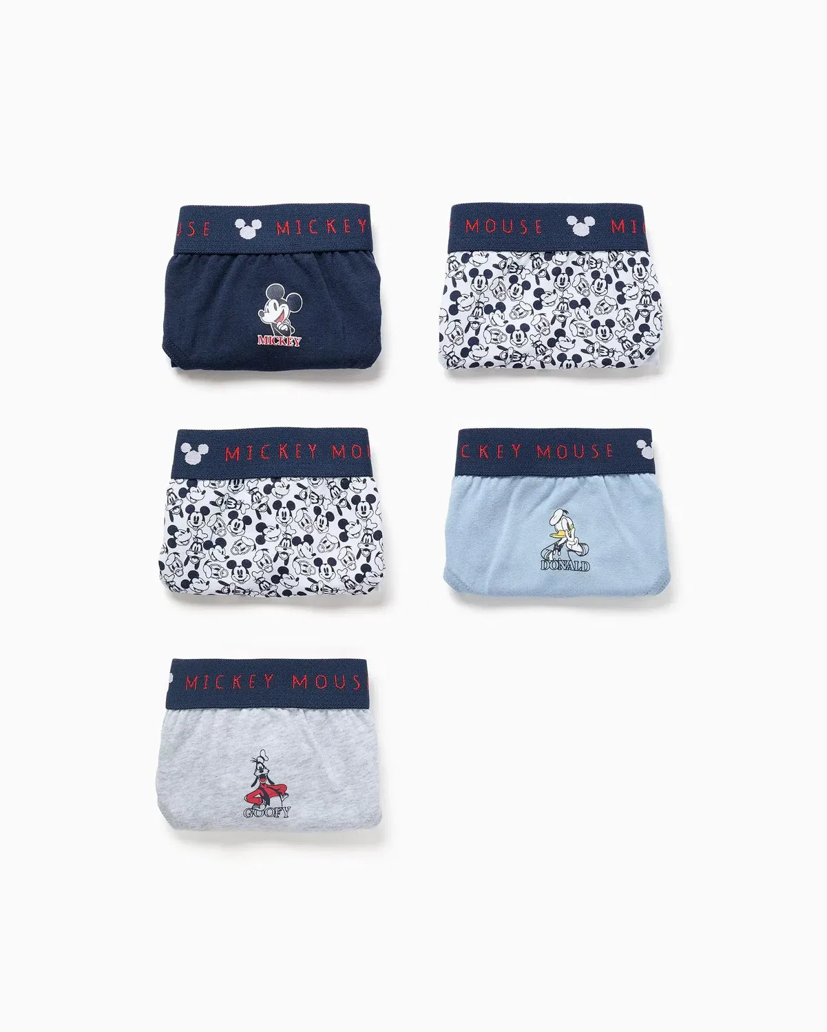 Детские трусы для мальчиков с принтом Mickey Multicolor Zippy, Multicolor