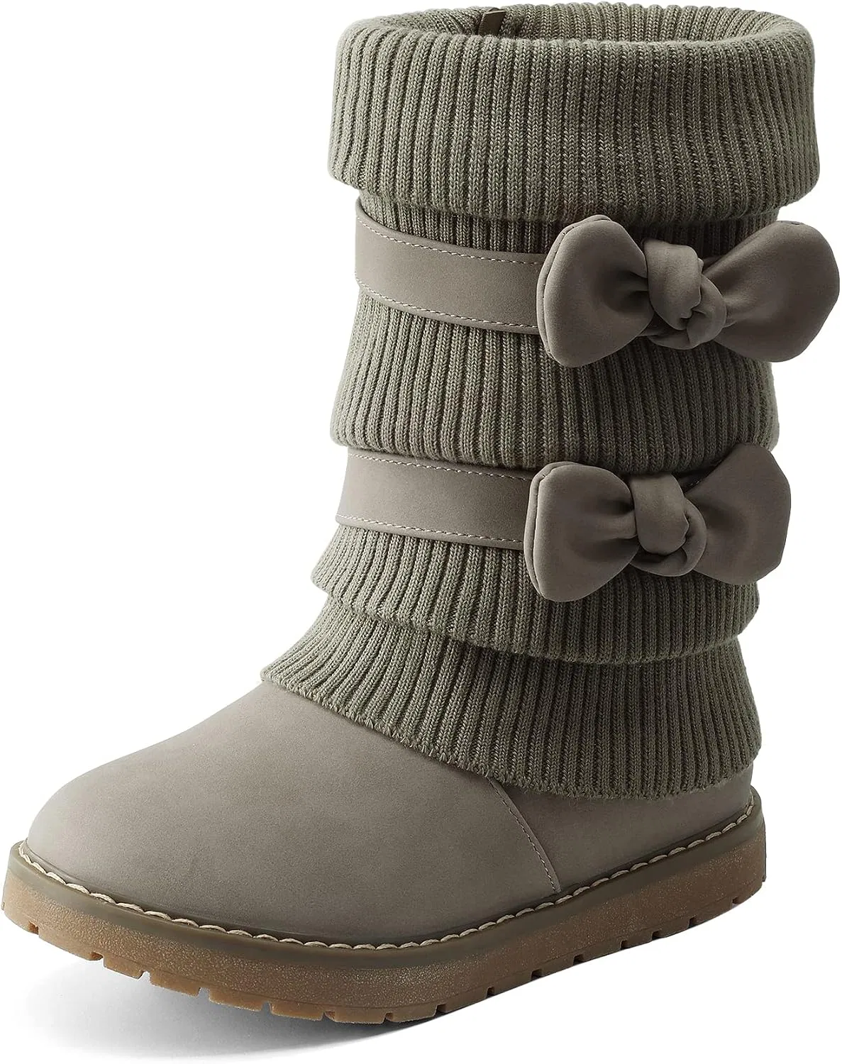 Детские зимние сапоги для девочек DREAM PAIRS, Grey
