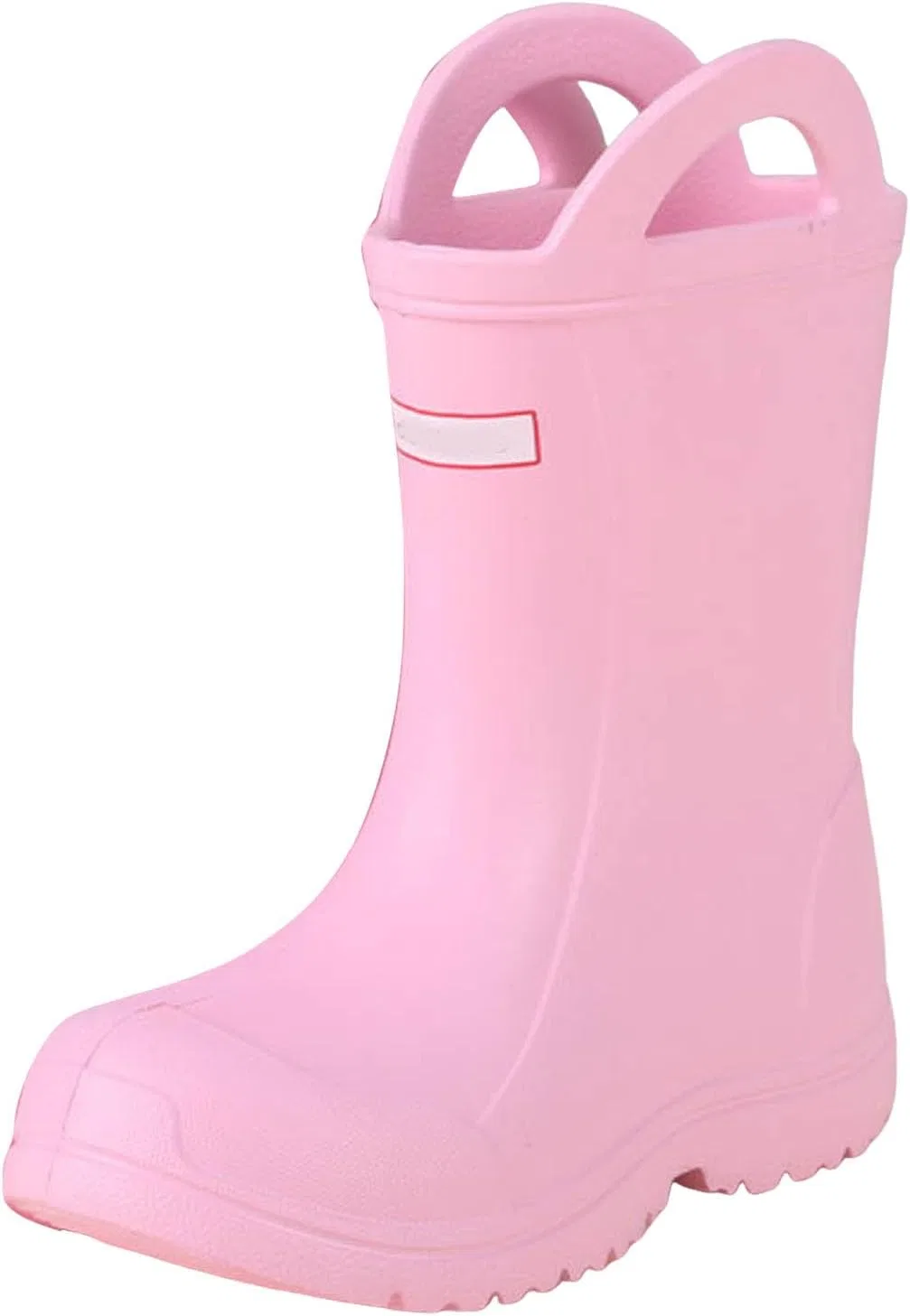Детские сапоги дождевые с ручкой Rubber Waterproof Non-Slip, Pink