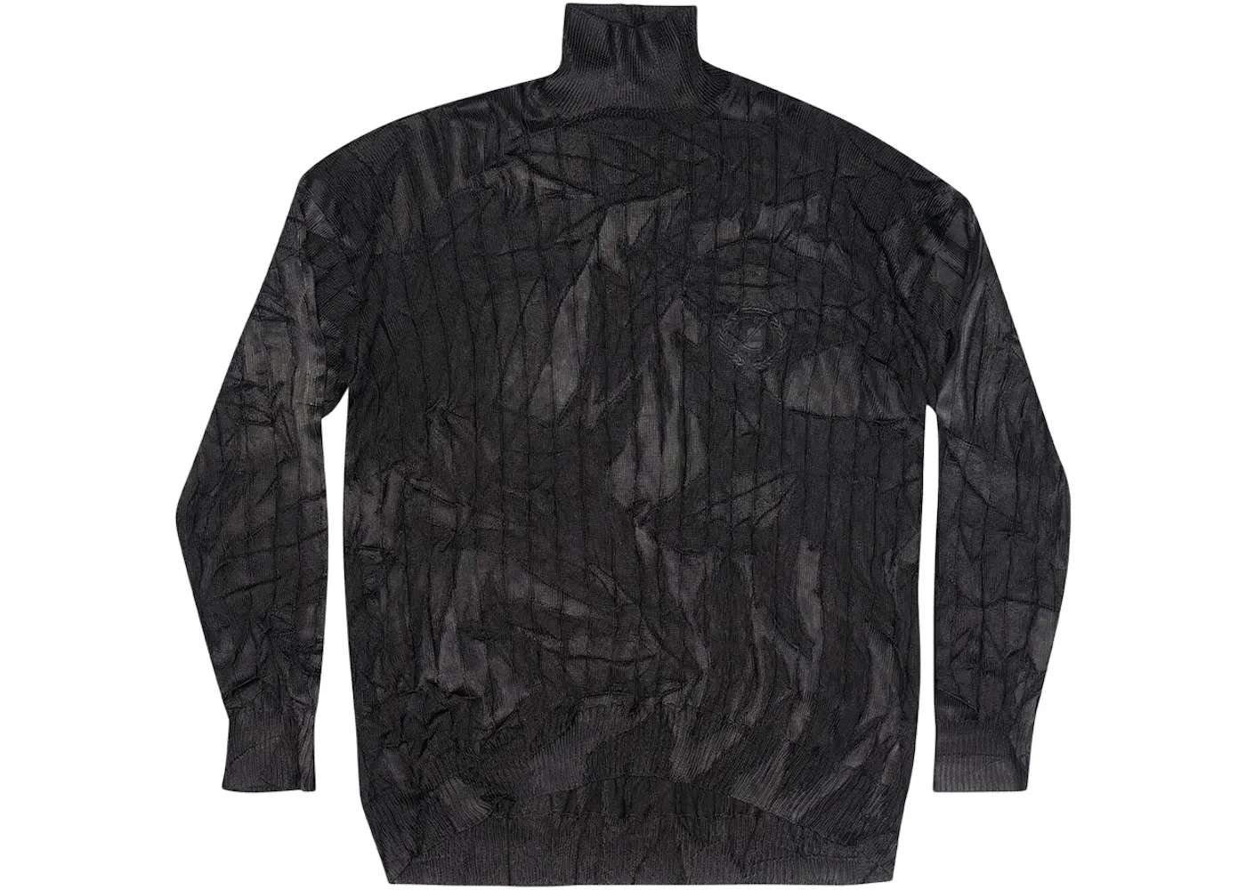 Женский свитер с высоким воротом Balenciaga Turtleneck, Black