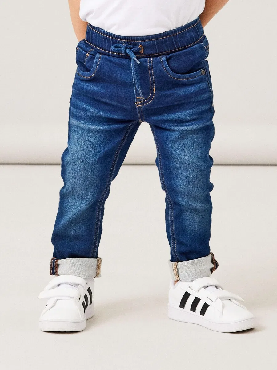 Джинсы NAME IT Slim fit 'NMMRyan' темно-синего цвета — фото 3