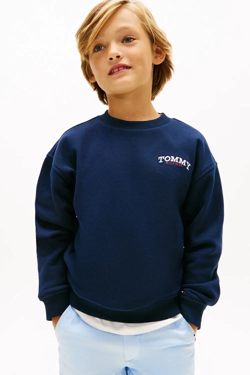 Свитшот с графическим принтом Monotype Tommy Hilfiger, Navy