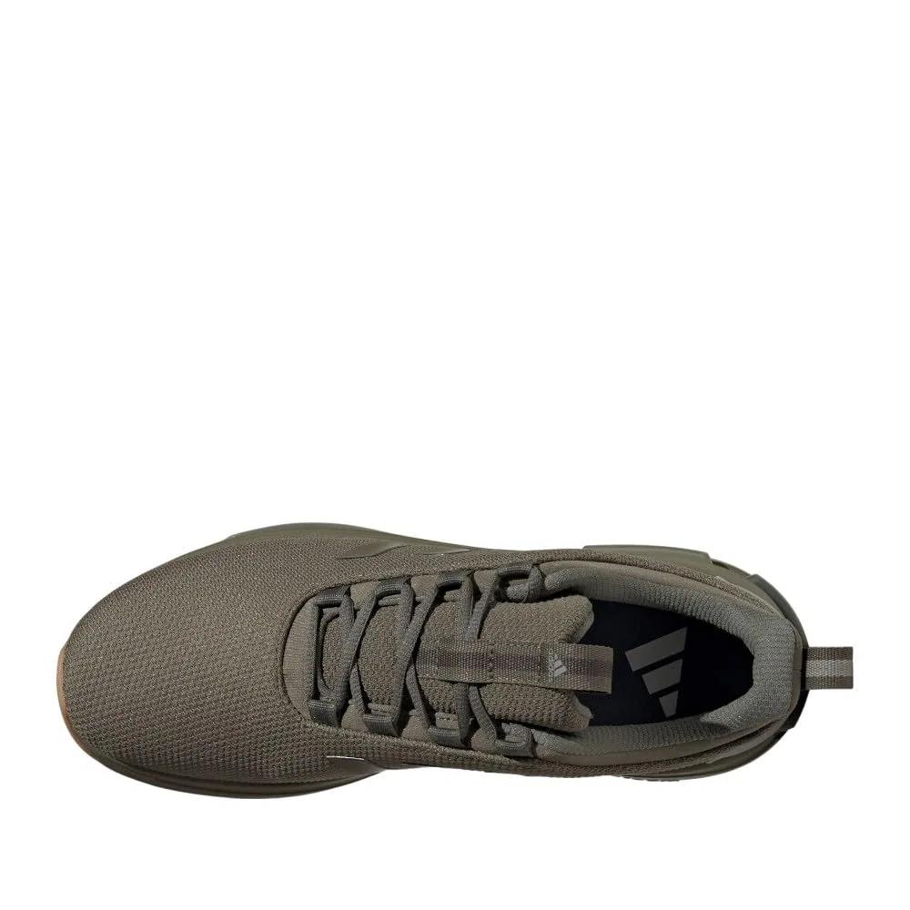Детские кроссовки на липучке Racer Tr23 Adidas, Olive Strata Pebble Silver — фото 4