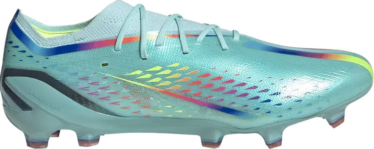 Бутсы Adidas X Speedportal.1 FG 'Al Rihla Pack - Clear Aqua', синий — фото 2