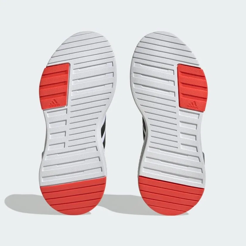 Детские кроссовки с шнуровкой Racer Tr23 Shoes Adidas, White Black Red — фото 3