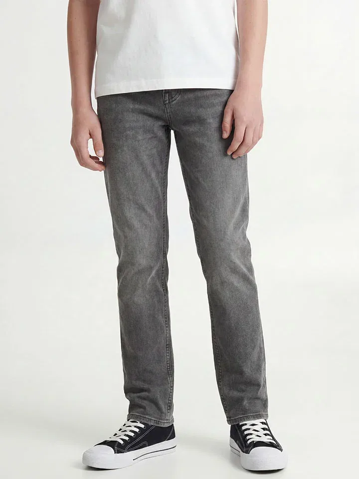 Джинсы-слим серый Clark Jack & Jones Junior, серый