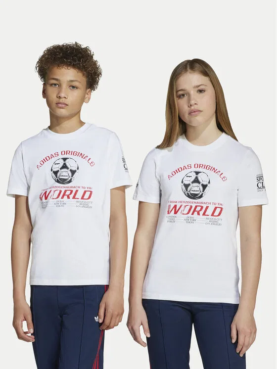 Футболка regular fit Graphic Adidas, белый — фото 4