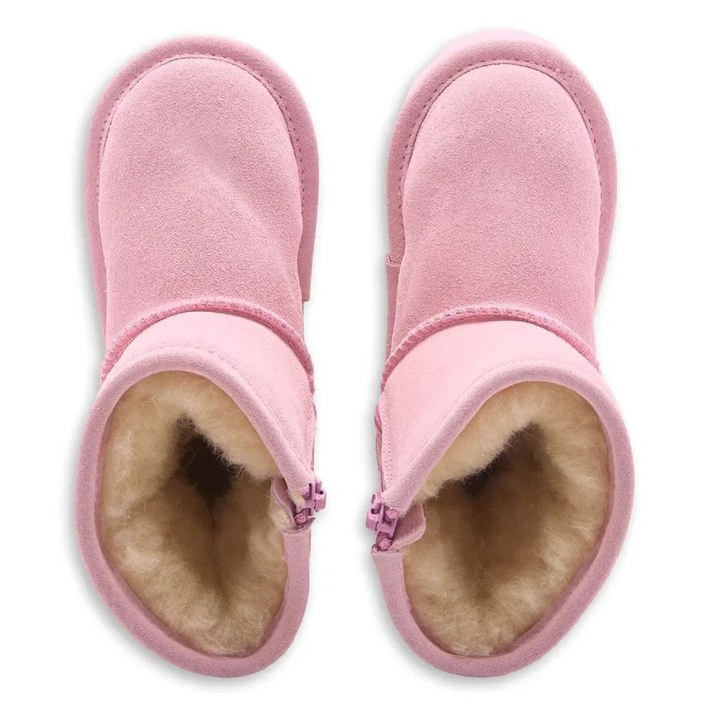 Детские короткие водонепроницаемые ботинки Elle на молнии для малышей Bearpaw, Prism Pink — фото 4