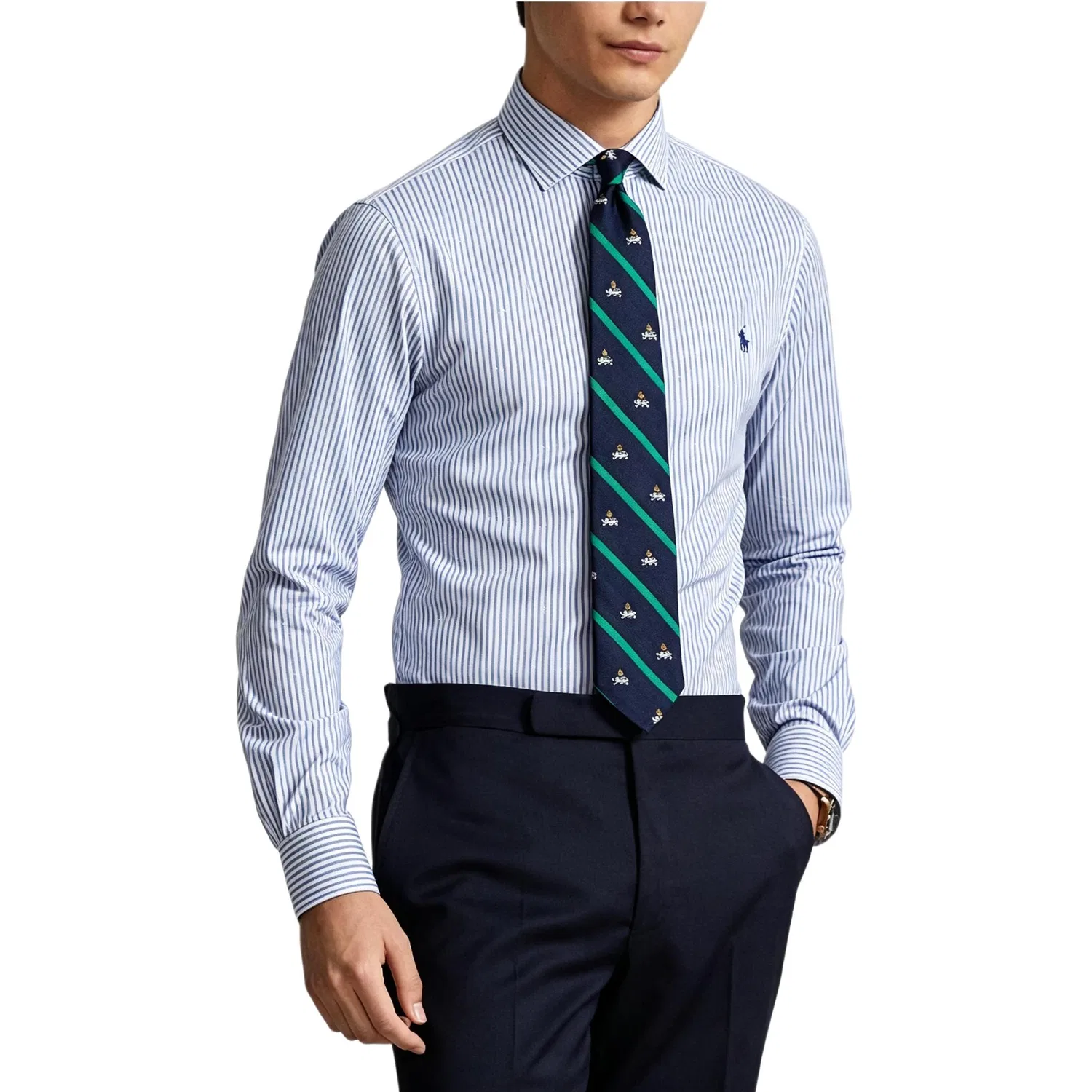 Мужская рубашка поло с коротким рукавом Polo Ralph Lauren, Blue