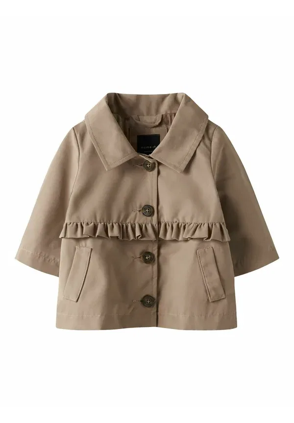 Пальто из полиэстера Jacket trenchcoat Name It, Savannah Tan
