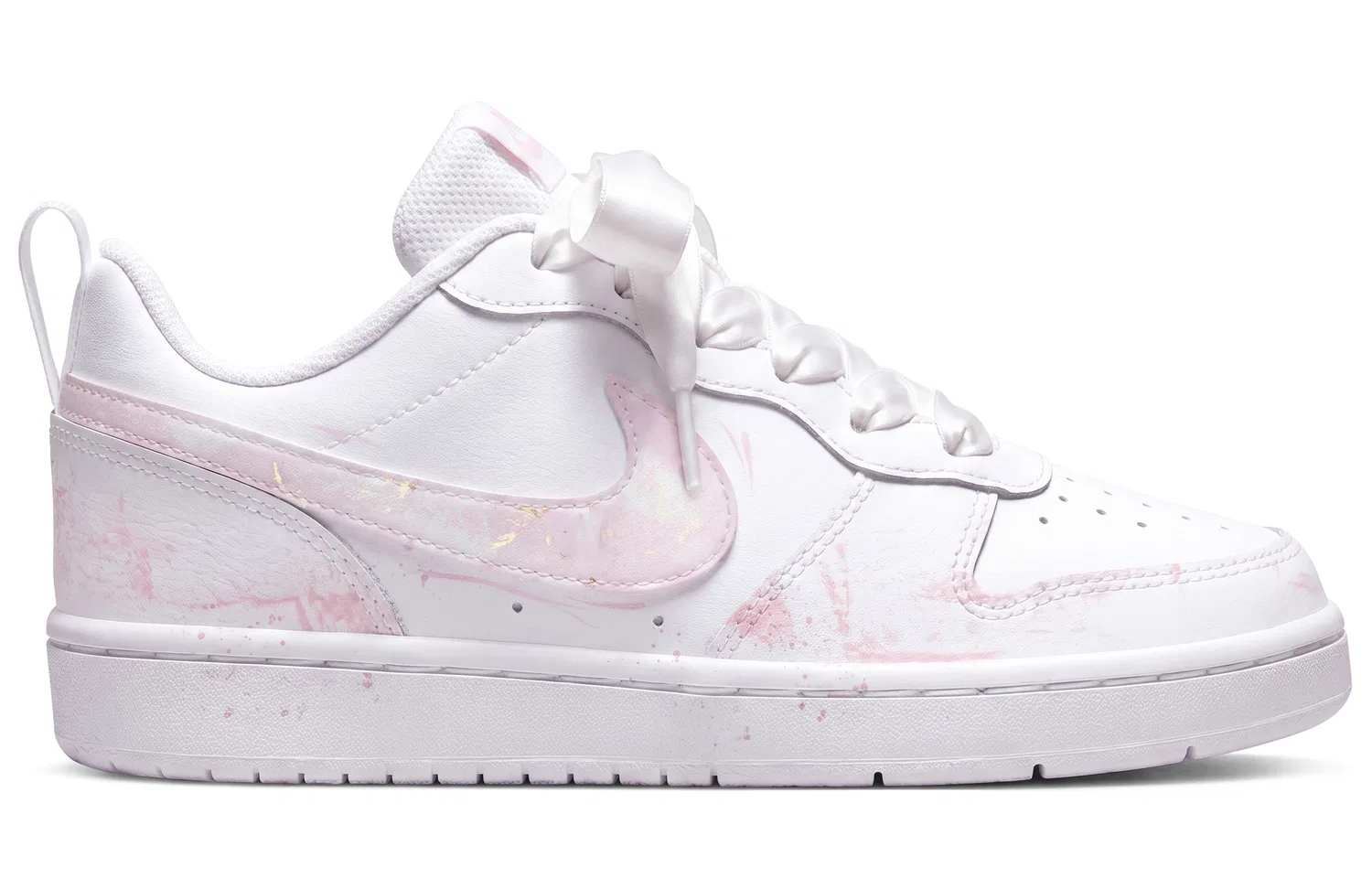 Детские кеды для скейтбординга с принтом Sweetheart Pink-Black Pink Shopping Bag Nike — фото 4
