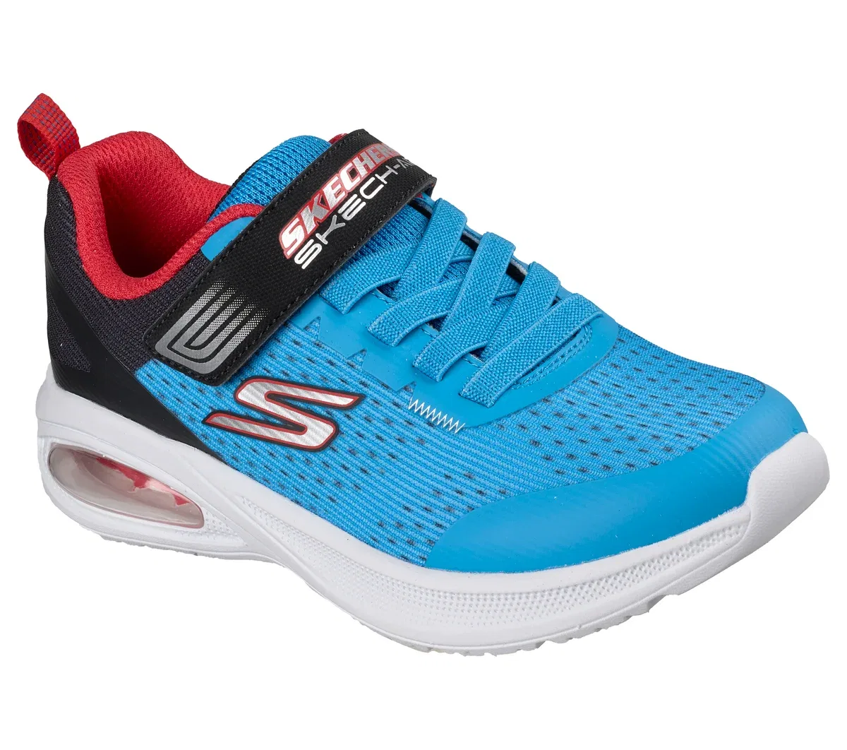 Детские кроссовки Microspec Max Advance - Squad-Pacer Skechers, синий/черный — фото 4