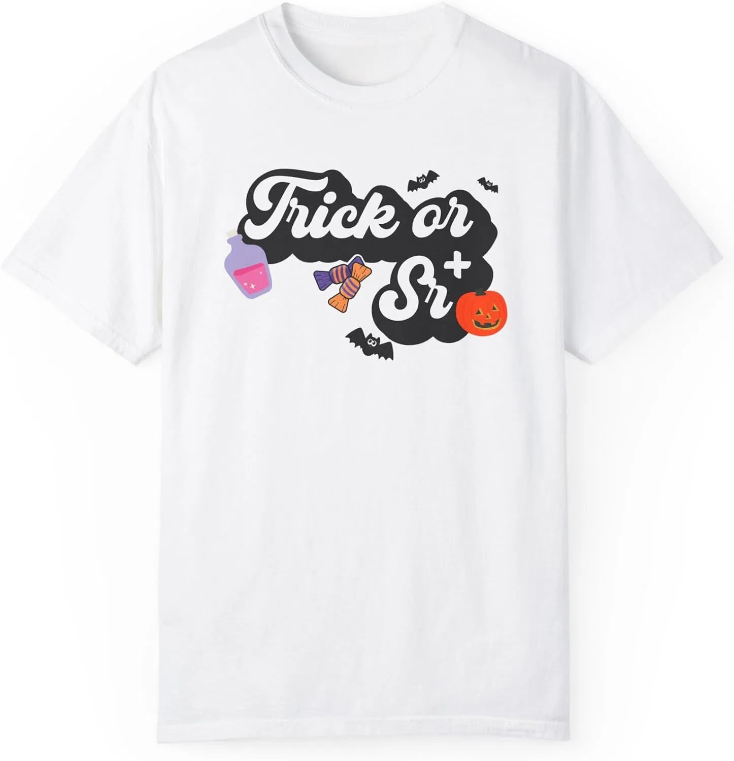 Футболка с принтом Halloween Comfort Colors 1717, White
