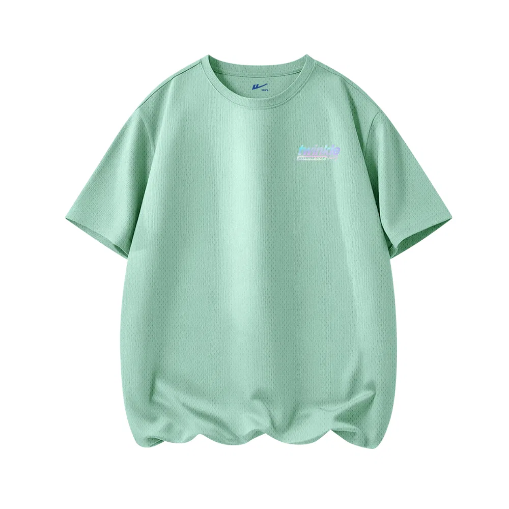 Футболка унисекс с коротким рукавом, из ледяного шелка, Aqua Green, WARRIOR