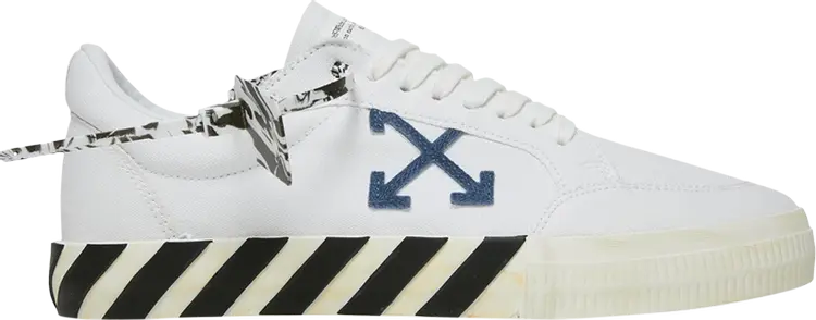 

Кроссовки Off-White Vulc Sneaker White Navy Blue 2022, белый