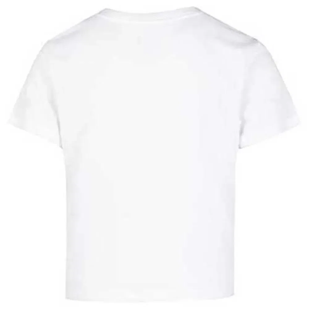 Детская футболка с укороченным кроем Knotted Boxy Hurley, White — фото 2
