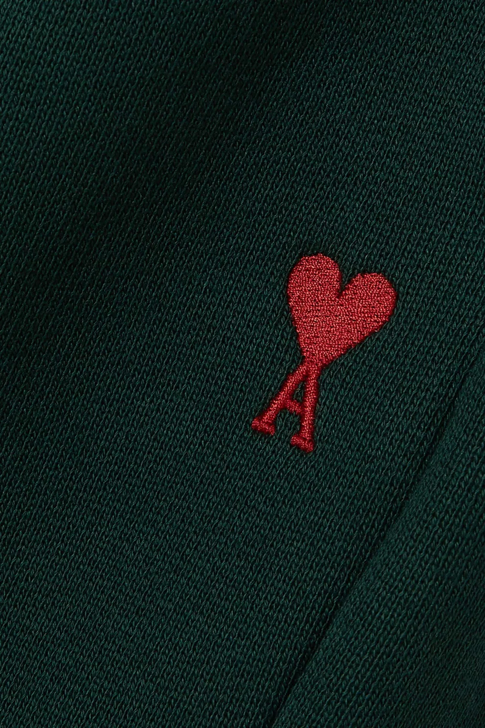 Штаны хлопковые Ami de Coeur AMI, зеленый — фото 4