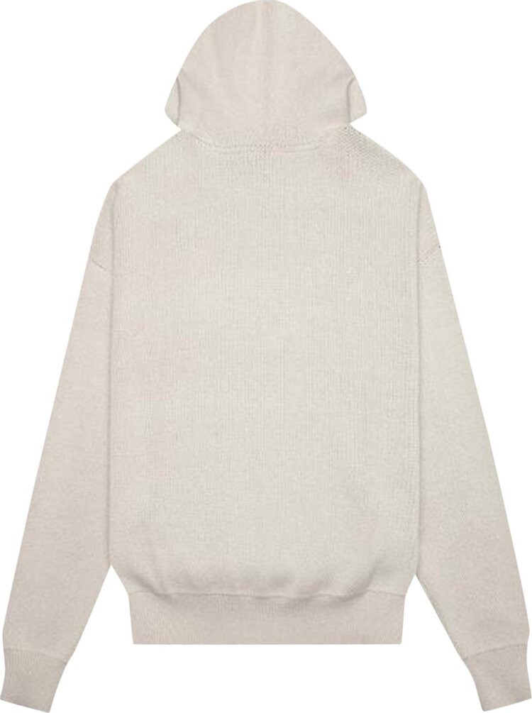 Худи Fear of God Essentials Knit Hoodie 'Oatmeal', загар — фото 3